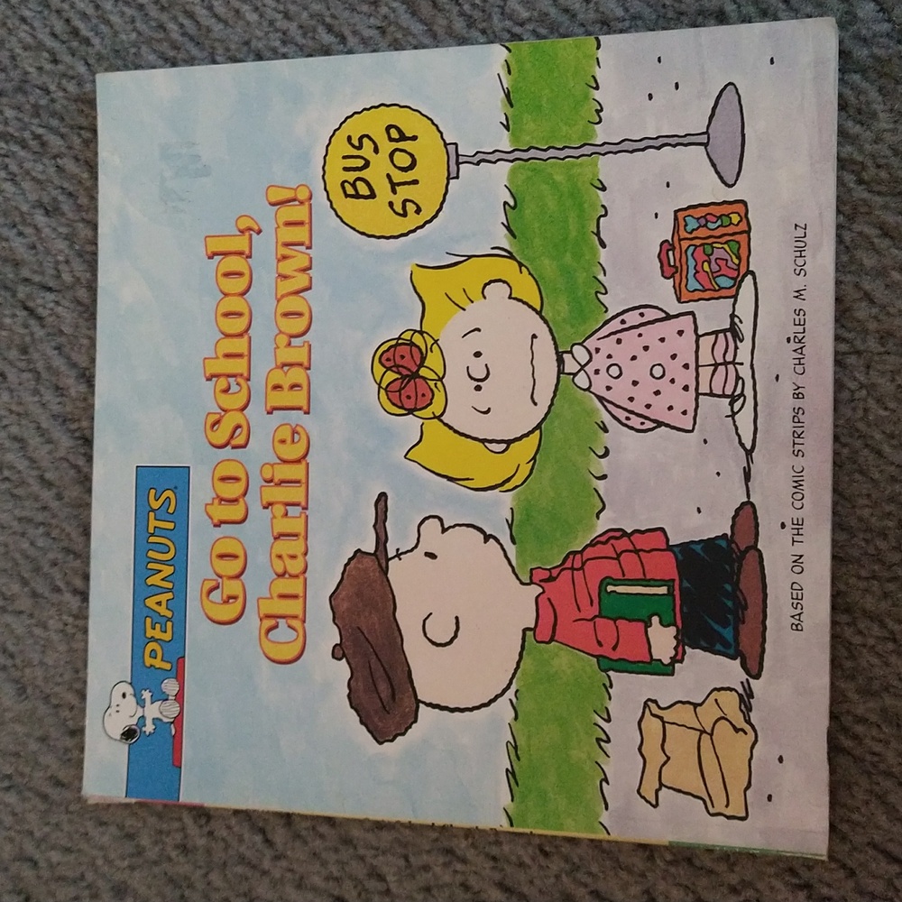 ✨✨✨ Go to School, Charlie Brown! Children's Book